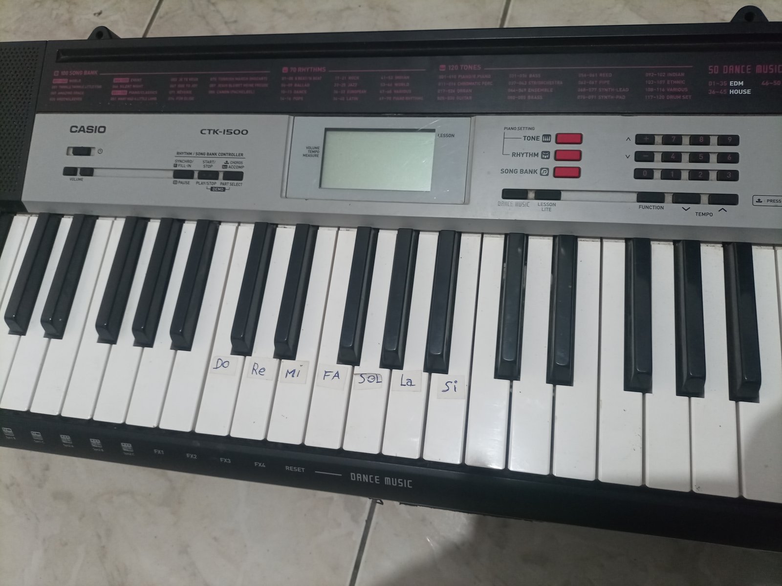 Teclado para iniciante